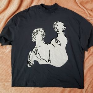 ASOS DESIGN oversized t-shirt in black